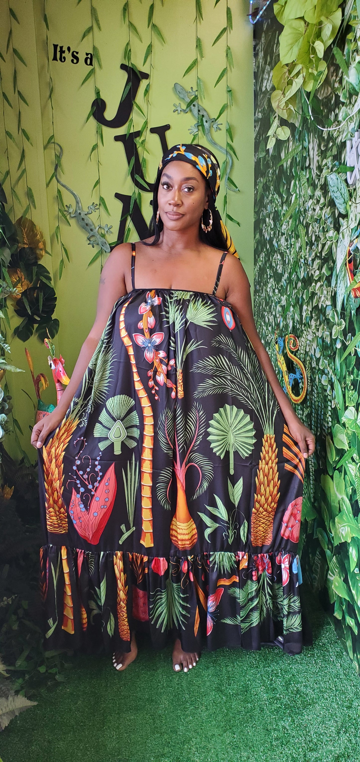 Safari Maxi With Tie