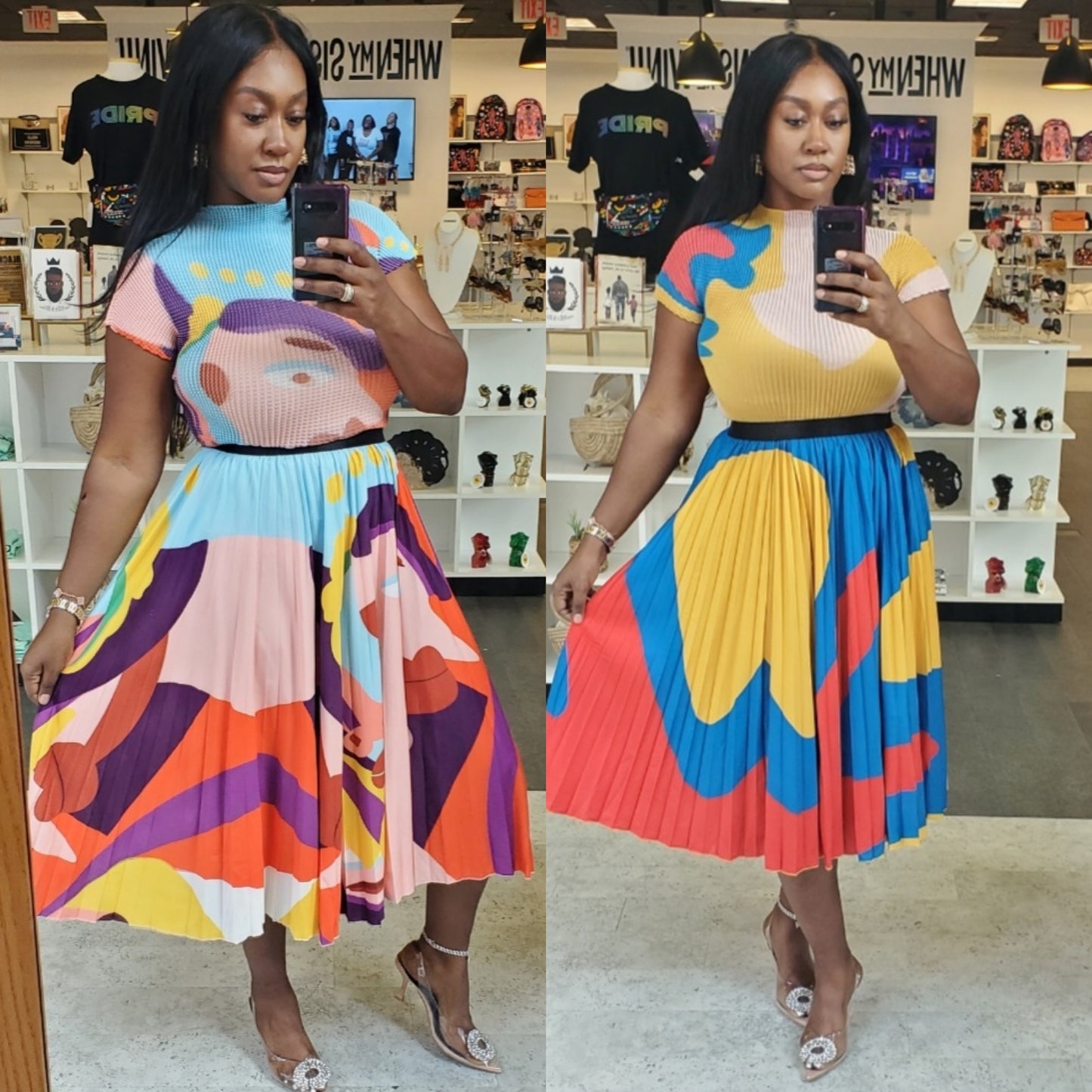 Accordian Skirt Sets