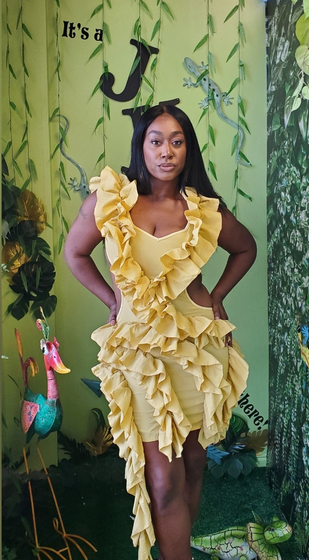 SALE ITEM/ Ruffle Me Dress