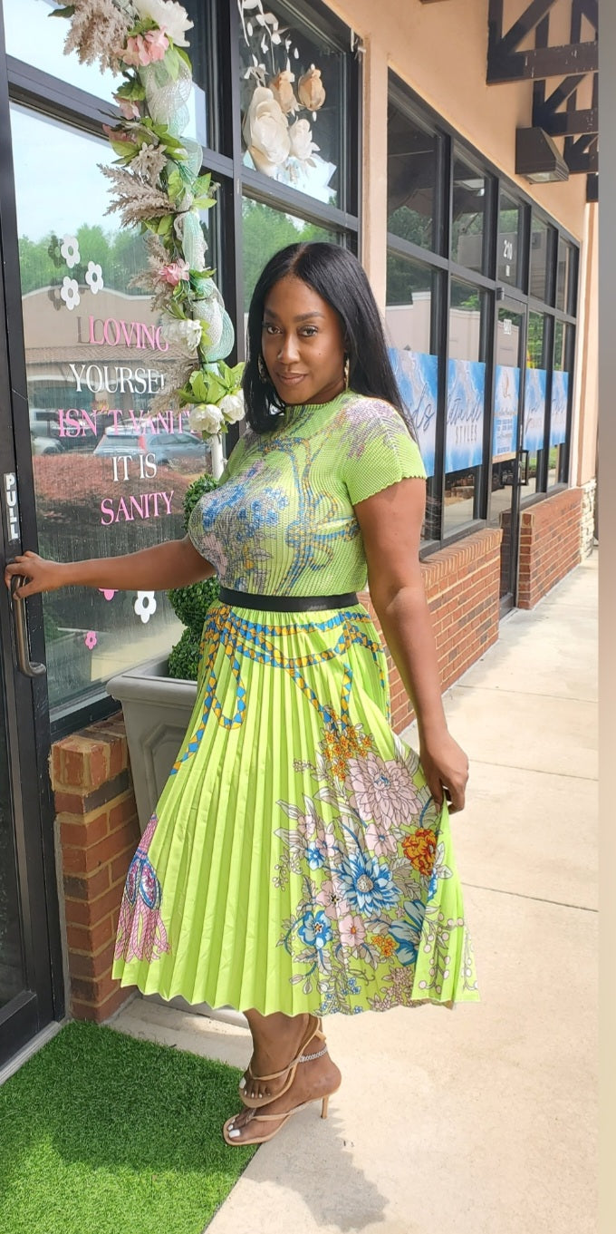 Accordian Skirt Sets