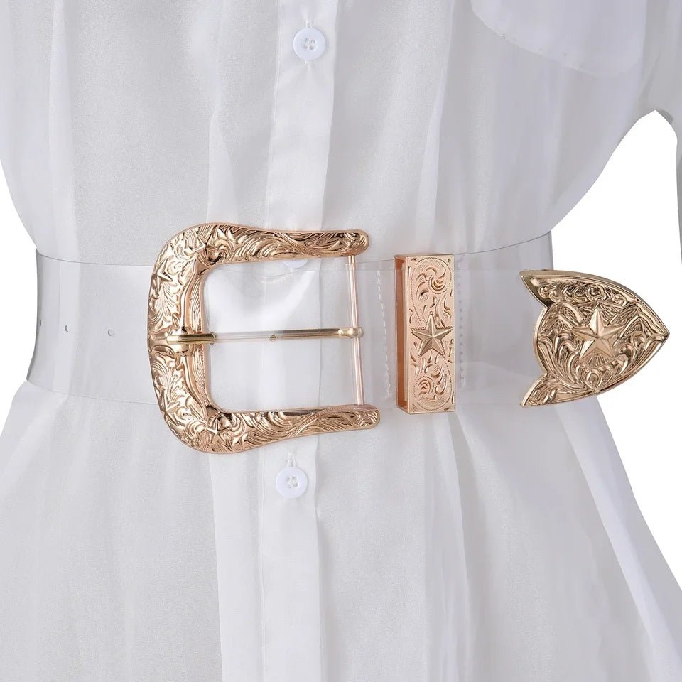 Clear/Gold Belt