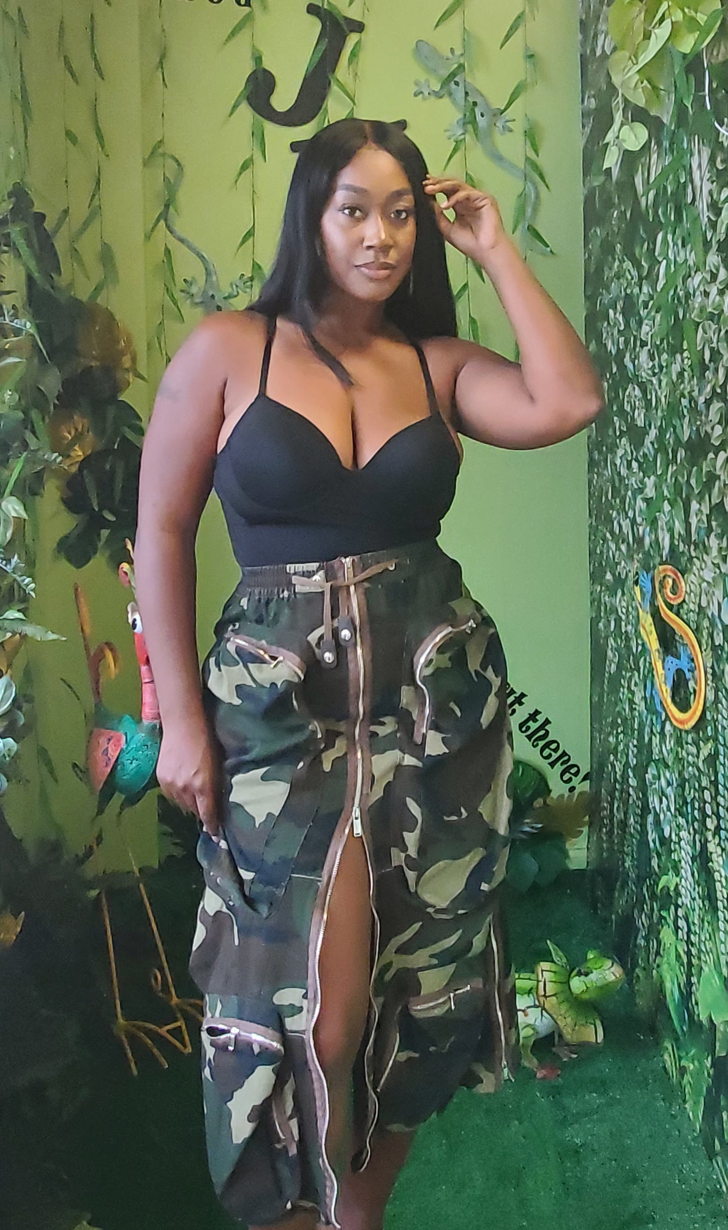 Hippie Camo Skirt